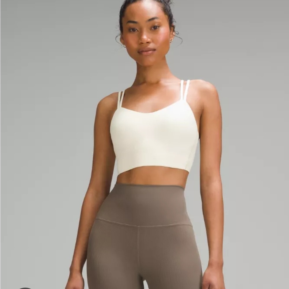 Lululemon like a cloud ribbed longline bra B/C Cup
